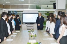 Президент Азербайджана принял участие в открытии здания Госагентства “ASAN” (версия 2) (ФОТО)