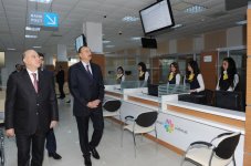 Президент Азербайджана принял участие в открытии здания Госагентства “ASAN” (версия 2) (ФОТО)