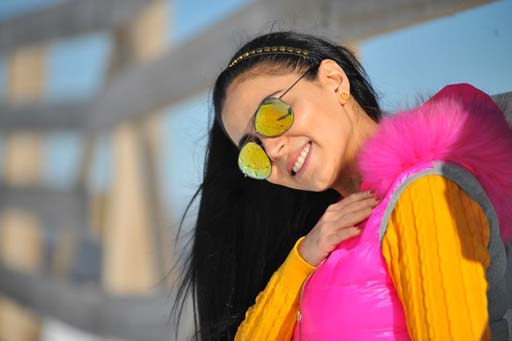 Телеведущая Нана Агамалыева реализовала фотопроект в Улудаге (фотосессия)