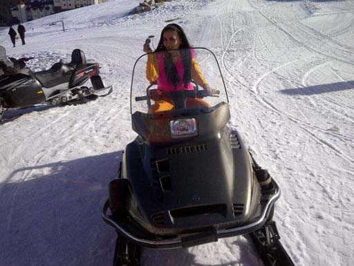 Телеведущая Нана Агамалыева реализовала фотопроект в Улудаге (фотосессия)