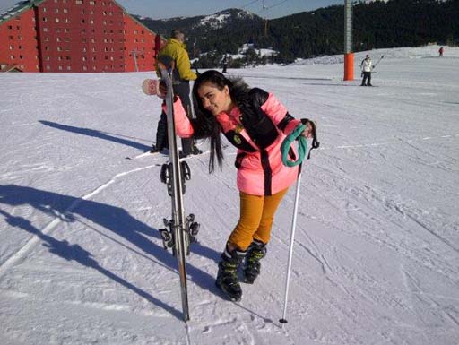 Телеведущая Нана Агамалыева реализовала фотопроект в Улудаге (фотосессия)