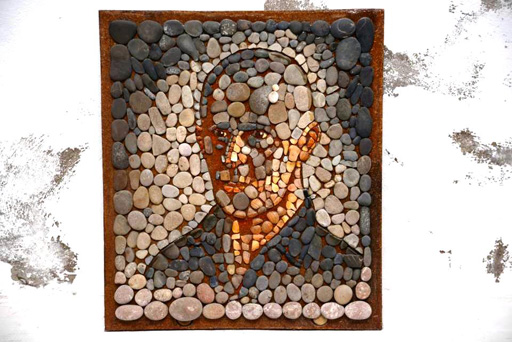 Уникальная живопись из камней полковника полиции Самеда Самедоглу (фотосессия)