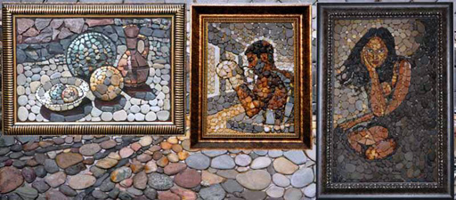 Уникальная живопись из камней полковника полиции Самеда Самедоглу (фотосессия)