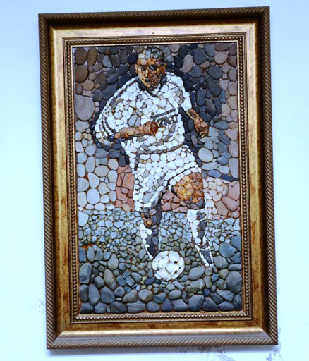 Уникальная живопись из камней полковника полиции Самеда Самедоглу (фотосессия)