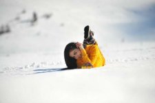 Телеведущая Нана Агамалыева реализовала фотопроект в Улудаге (фотосессия)