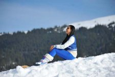 Телеведущая Нана Агамалыева реализовала фотопроект в Улудаге (фотосессия)