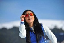 Телеведущая Нана Агамалыева реализовала фотопроект в Улудаге (фотосессия)