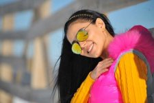 Телеведущая Нана Агамалыева реализовала фотопроект в Улудаге (фотосессия)