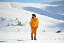 Телеведущая Нана Агамалыева реализовала фотопроект в Улудаге (фотосессия)