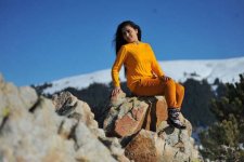 Телеведущая Нана Агамалыева реализовала фотопроект в Улудаге (фотосессия)