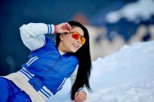 Телеведущая Нана Агамалыева реализовала фотопроект в Улудаге (фотосессия)