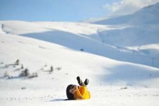 Телеведущая Нана Агамалыева реализовала фотопроект в Улудаге (фотосессия)