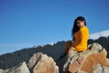 Телеведущая Нана Агамалыева реализовала фотопроект в Улудаге (фотосессия)