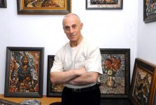 Уникальная живопись из камней полковника полиции Самеда Самедоглу (фотосессия)