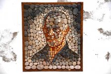 Уникальная живопись из камней полковника полиции Самеда Самедоглу (фотосессия)