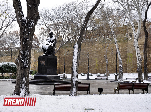 Заснеженный Баку (фотосессия)
