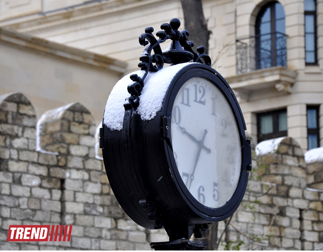 Заснеженный Баку (фотосессия)