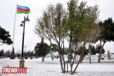 Заснеженный Баку (фотосессия)