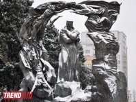 Заснеженный Баку (фотосессия)