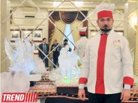 Необычные ледяные фигуры - вазы для фруктов кулинара Джейхана Нура (фотосессия)