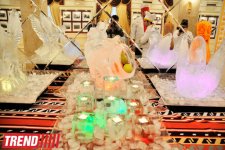 Необычные ледяные фигуры - вазы для фруктов кулинара Джейхана Нура (фотосессия)