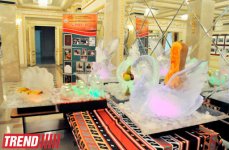 Необычные ледяные фигуры - вазы для фруктов кулинара Джейхана Нура (фотосессия)