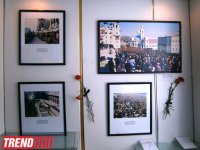 В Баку открылась выставка "Языком фотографий" - очевидцы трагедии 20 января (фото)