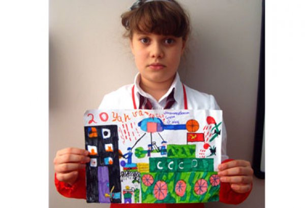 Трагедия 20 января в рисунках детей (фотосессия)