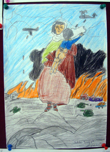 Трагедия 20 января в рисунках детей (фотосессия)