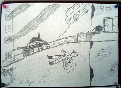 Трагедия 20 января в рисунках детей (фотосессия)