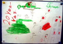 Трагедия 20 января в рисунках детей (фотосессия)