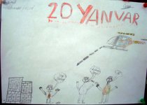 Трагедия 20 января в рисунках детей (фотосессия)