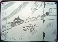 Трагедия 20 января в рисунках детей (фотосессия)