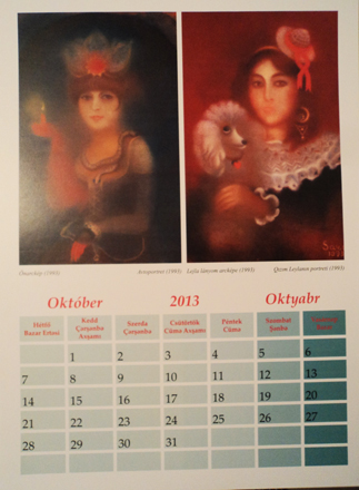 Календари с картинами Сары Манафовой изданы в Венгрии (фото)