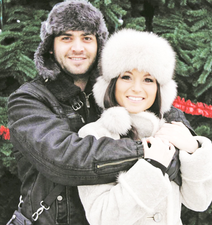 Гюнешь реализовала в Беларуси проект с участием жениха "Этой зимой любовь жива" (видео-фото)