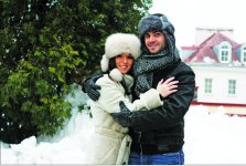 Гюнешь реализовала в Беларуси проект с участием жениха "Этой зимой любовь жива" (видео-фото)