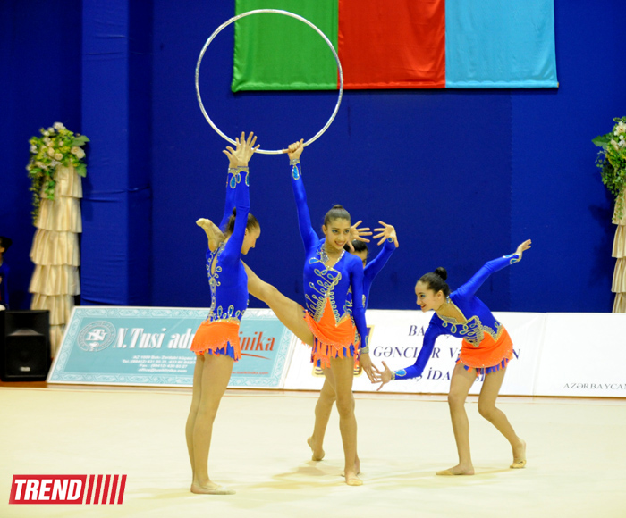 Определились первые победители ХХ первенства Баку по художественной гимнастике (ФОТО)