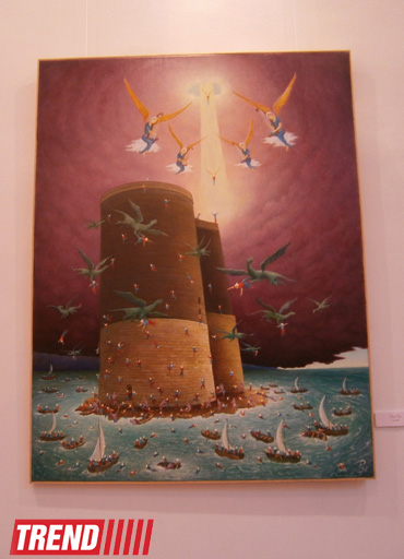 В Баку представили "Диалог красок" азербайджанских художников  (фотосессия)