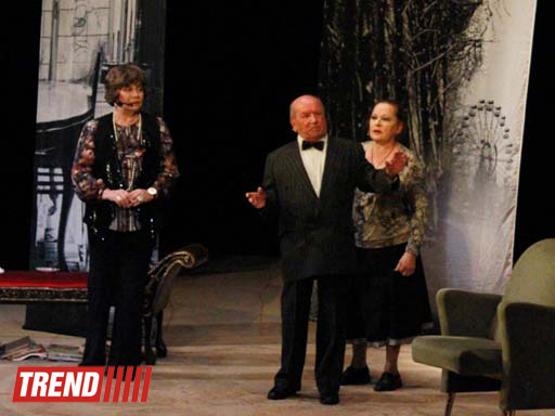 Лев Дуров и лучшие российские актеры представили в Баку спектакль "Аккомпаниатор" (фотосессия)