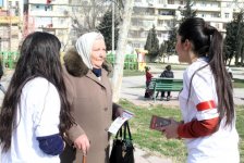 В Баку прошла креативная акция "Неделя лейкемии" (видео-фото)