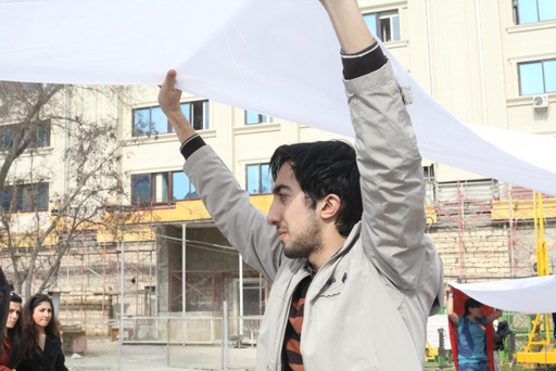 В Баку прошла креативная акция "Неделя лейкемии" (видео-фото)