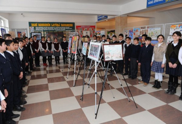 Общественное объединение "Miras" организовало выставку, посвященную Ходжалинской трагедии (фото)