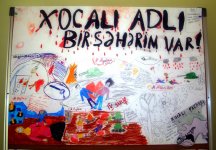 Ходжалинская трагедия в рисунках детей (фотосессия)