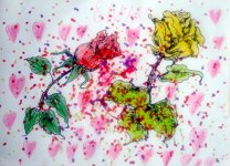 Бакинские школьники посвятили свои работы бабушкам, матерям и сестрам (фотосессия)