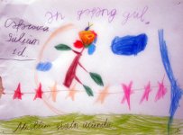 Бакинские школьники посвятили свои работы бабушкам, матерям и сестрам (фотосессия)