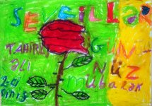 Бакинские школьники посвятили свои работы бабушкам, матерям и сестрам (фотосессия)