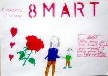 Бакинские школьники посвятили свои работы бабушкам, матерям и сестрам (фотосессия)