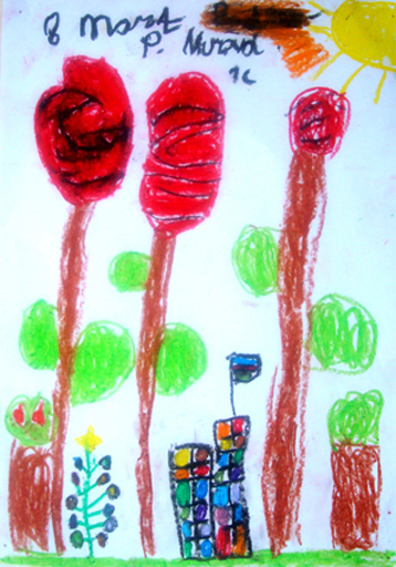 Бакинские школьники посвятили свои работы бабушкам, матерям и сестрам (фотосессия)