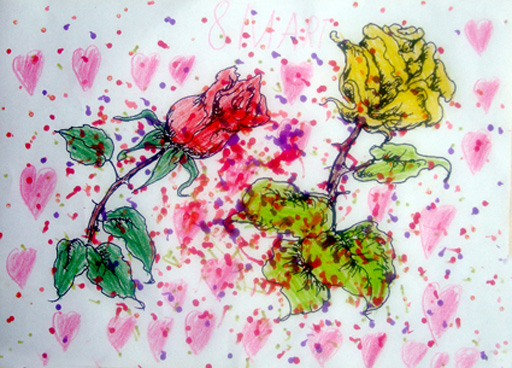 Бакинские школьники посвятили свои работы бабушкам, матерям и сестрам (фотосессия)