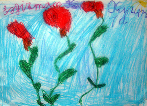 Бакинские школьники посвятили свои работы бабушкам, матерям и сестрам (фотосессия)